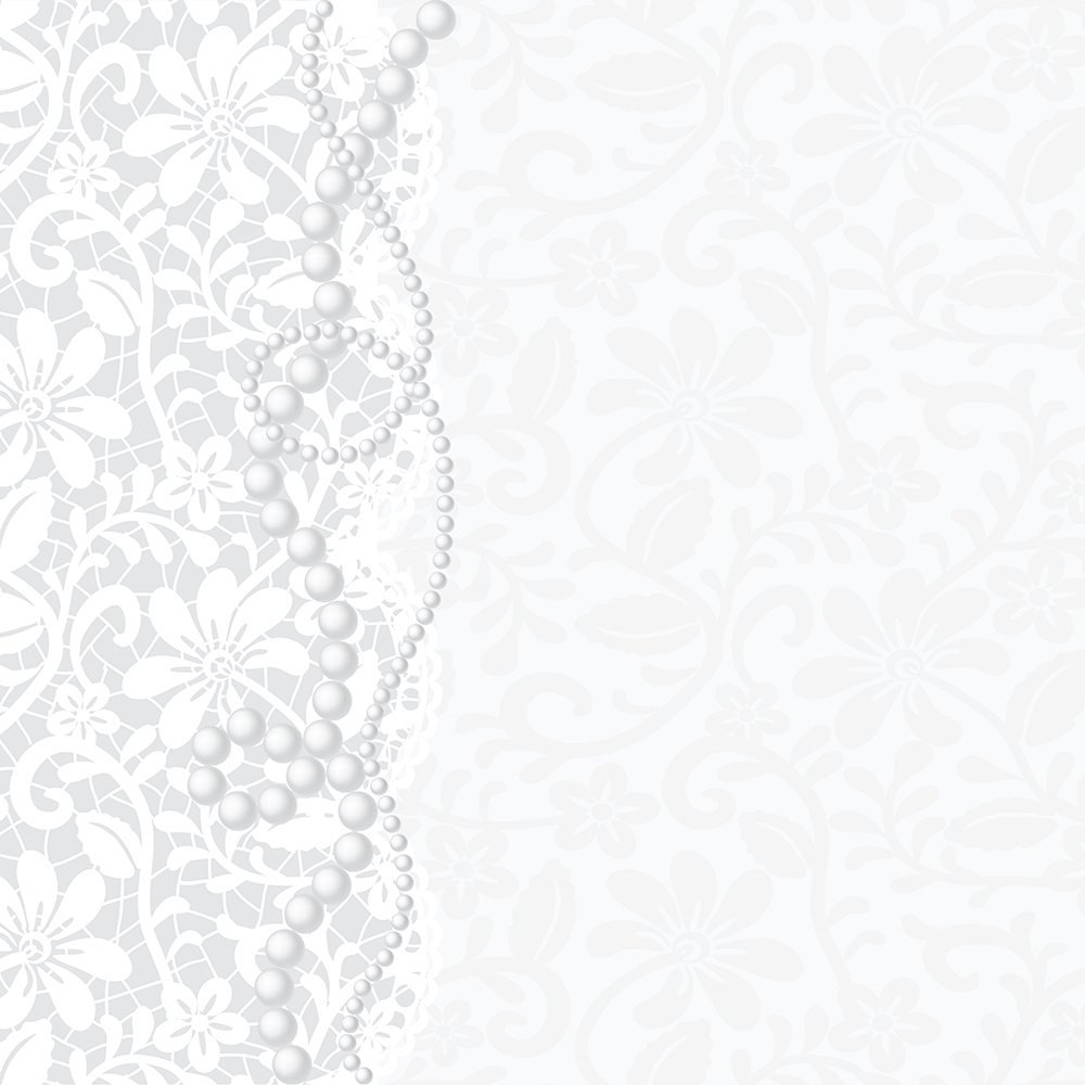 Белый фон с кружевами