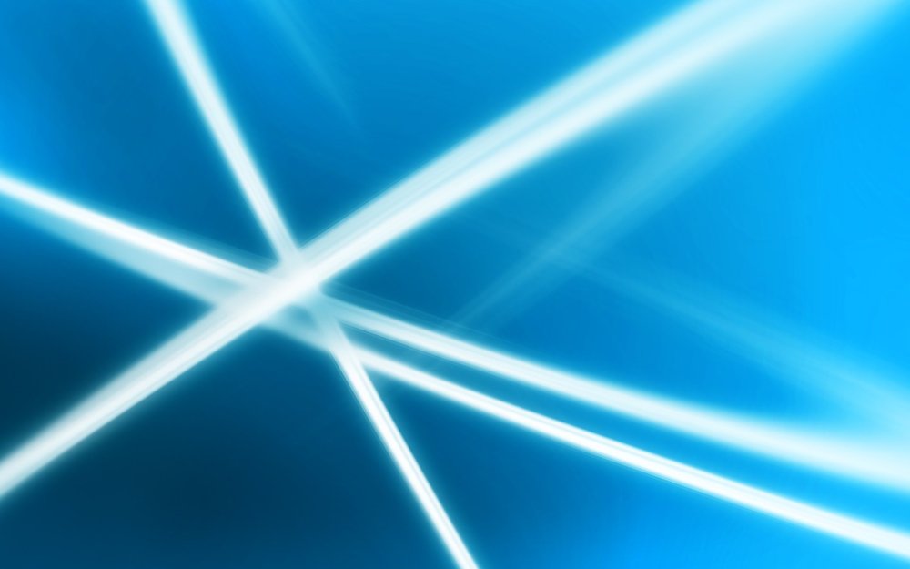 Голубой фон с лучами