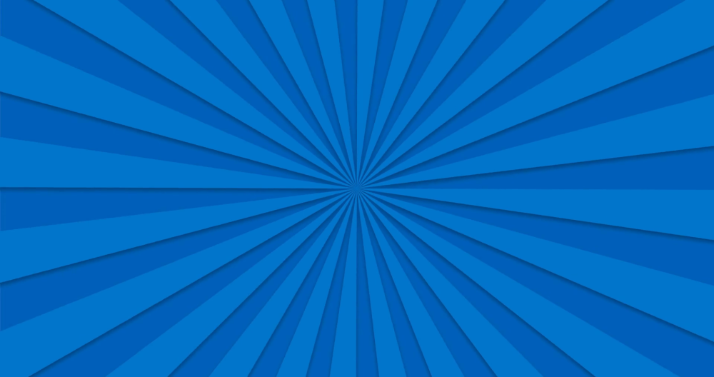 Синий фон с полосками от центра