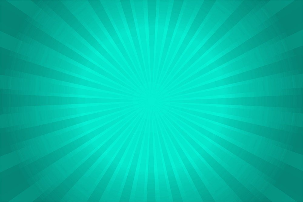 Зеленый фон с лучами