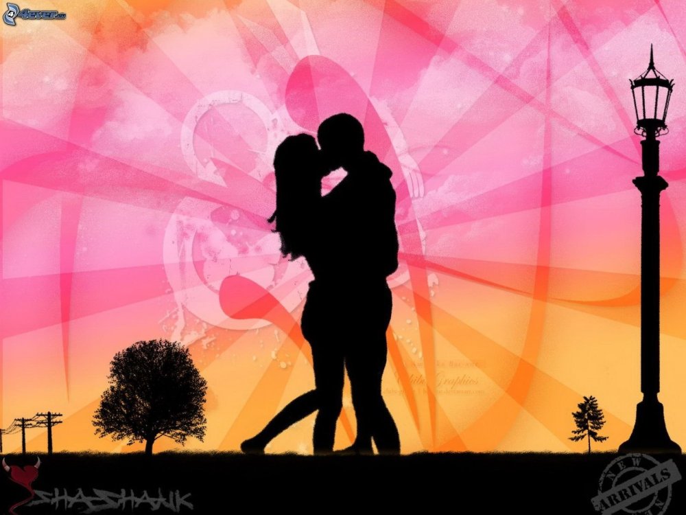 Аниме поцелуй