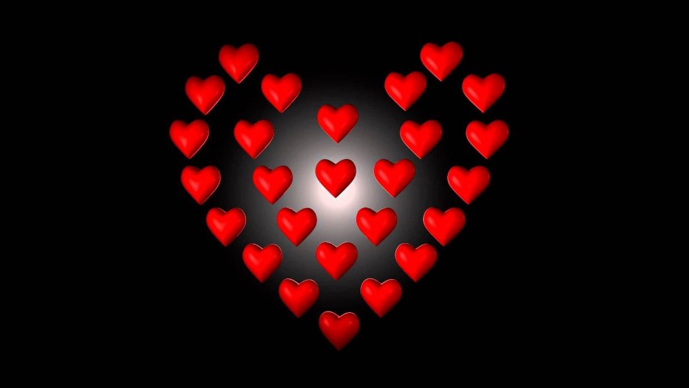 Анимированные сердечки