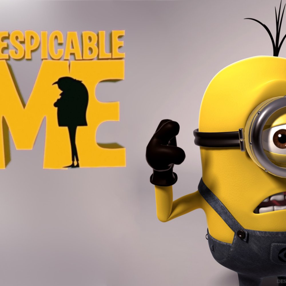 Миньон пугается