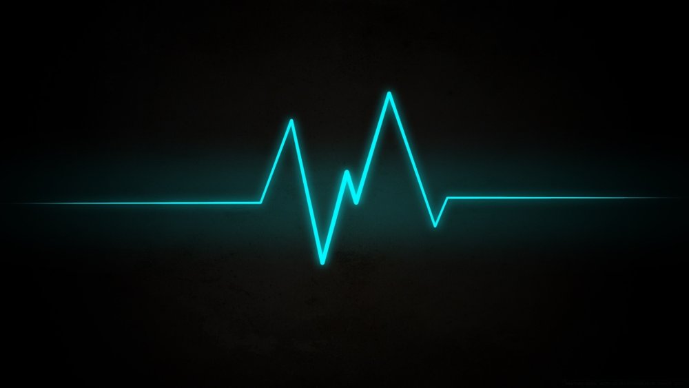 Сердце на черном фоне