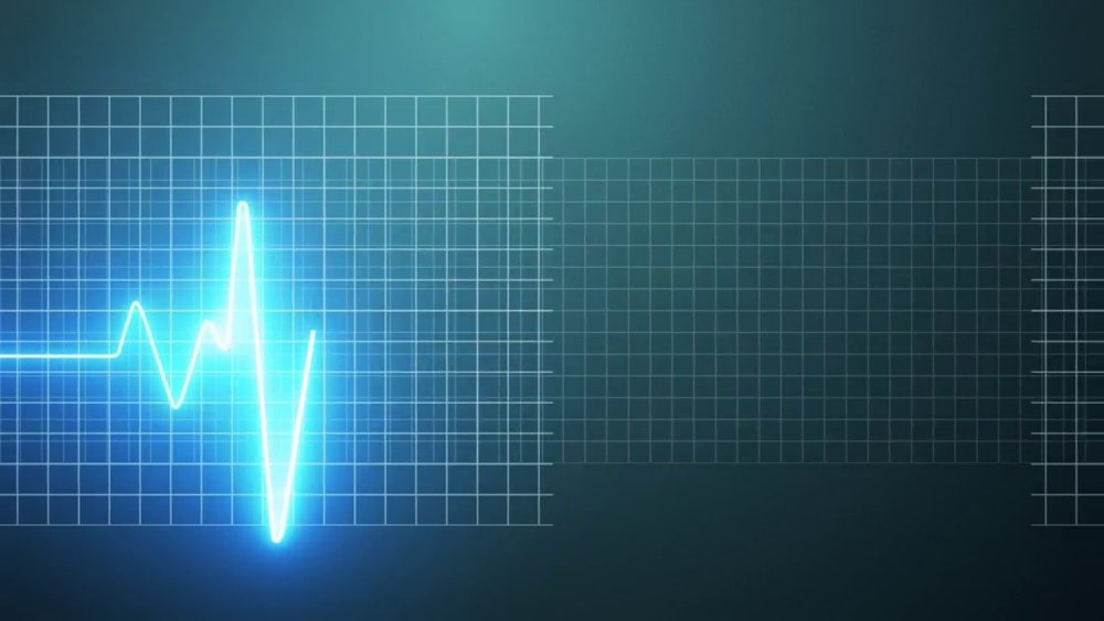 Звуковая волна на черном фоне