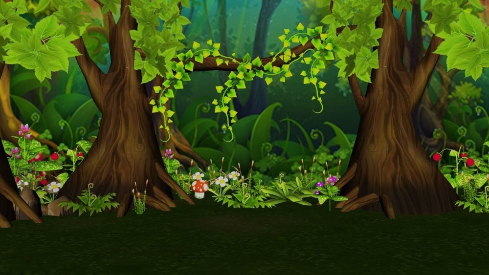 Сказочный грибной лес