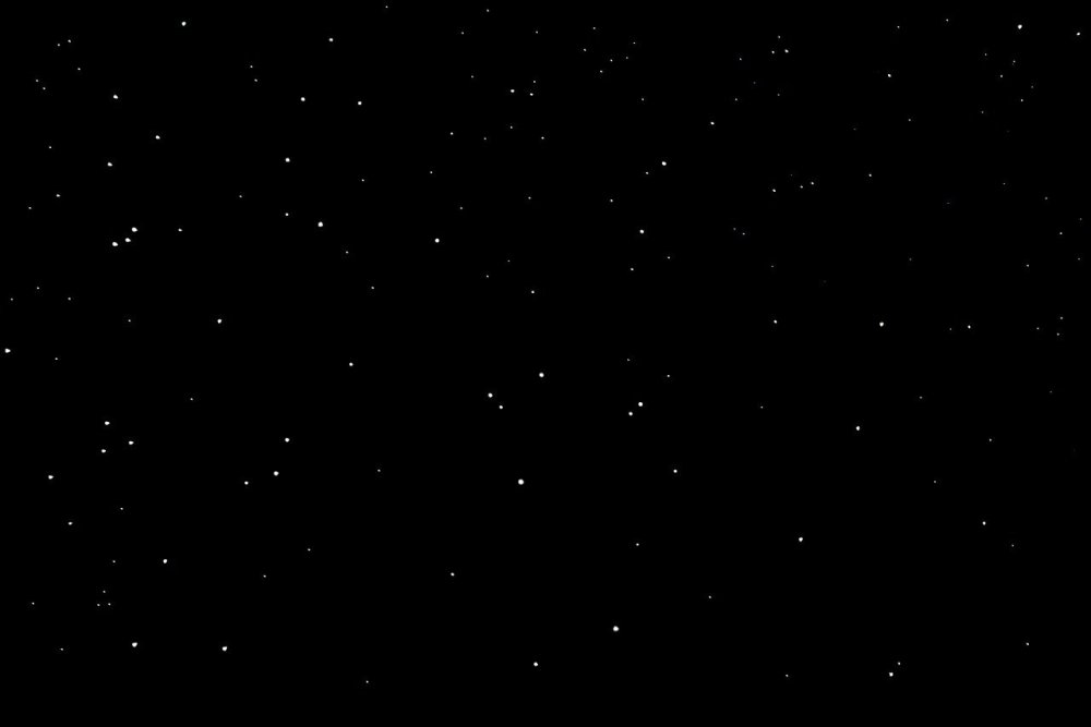 Звезды на черном фоне