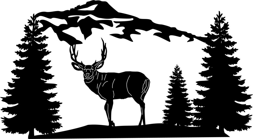 Силуэты природы и животных