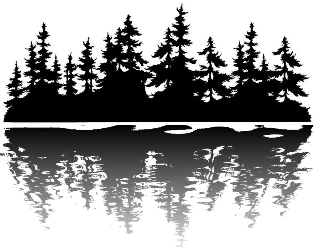 Трафареты. В лесу