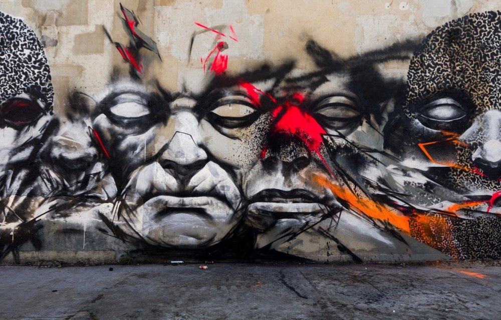 Обои в стиле андеграунд