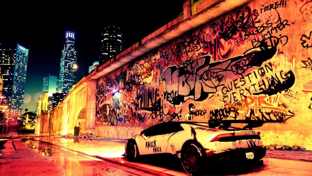 Обои в стиле андеграунд