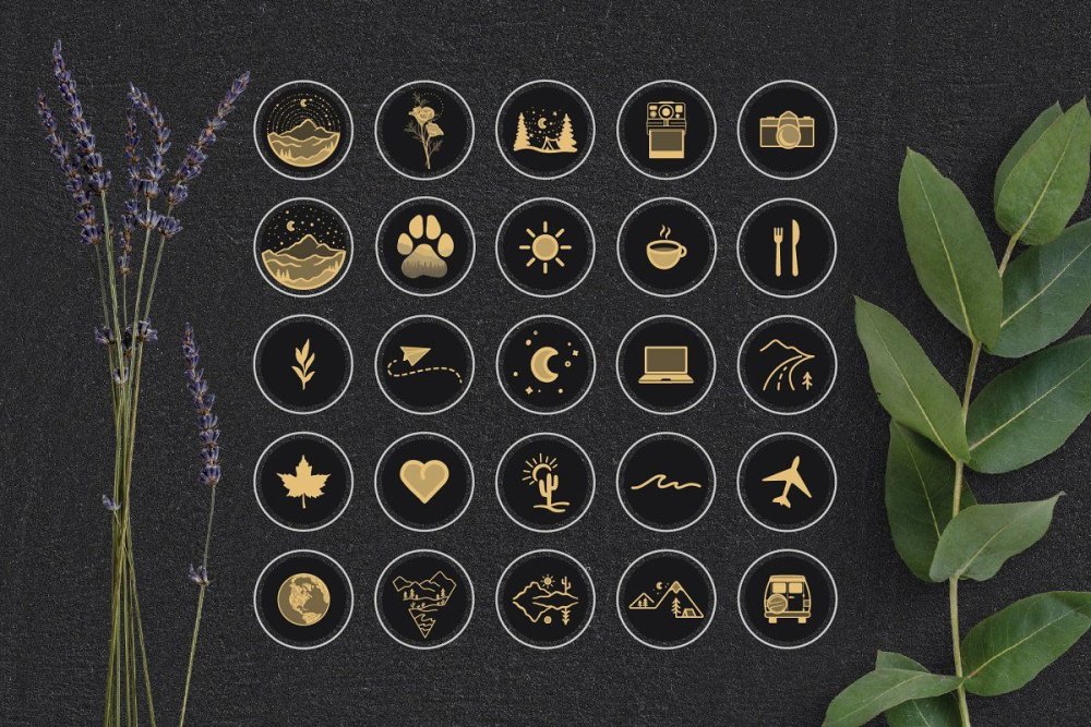 Иконы для хайлайтс