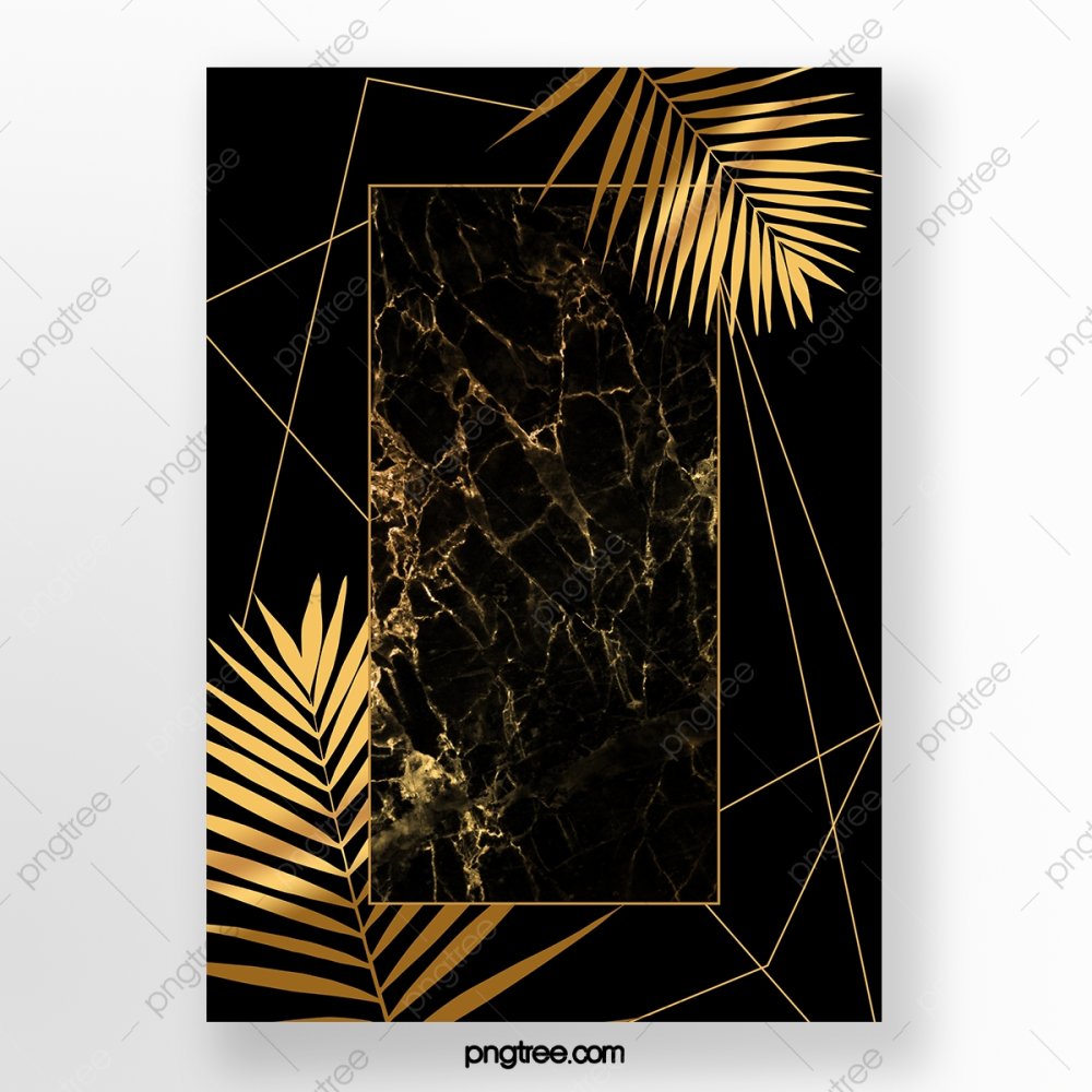 Черно золотой фон для Инстаграм