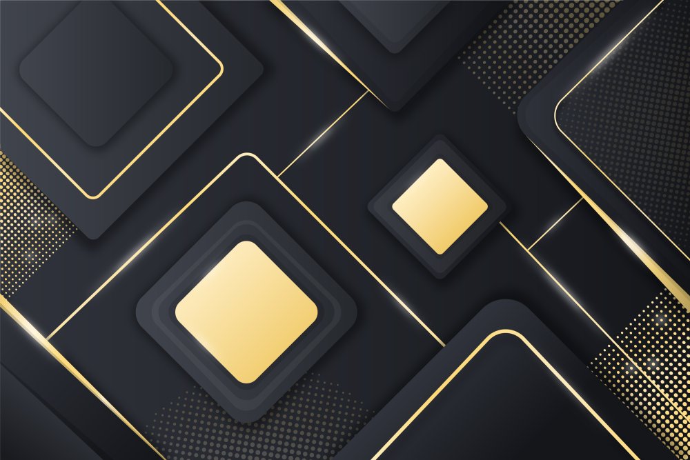 Золотой графический фон