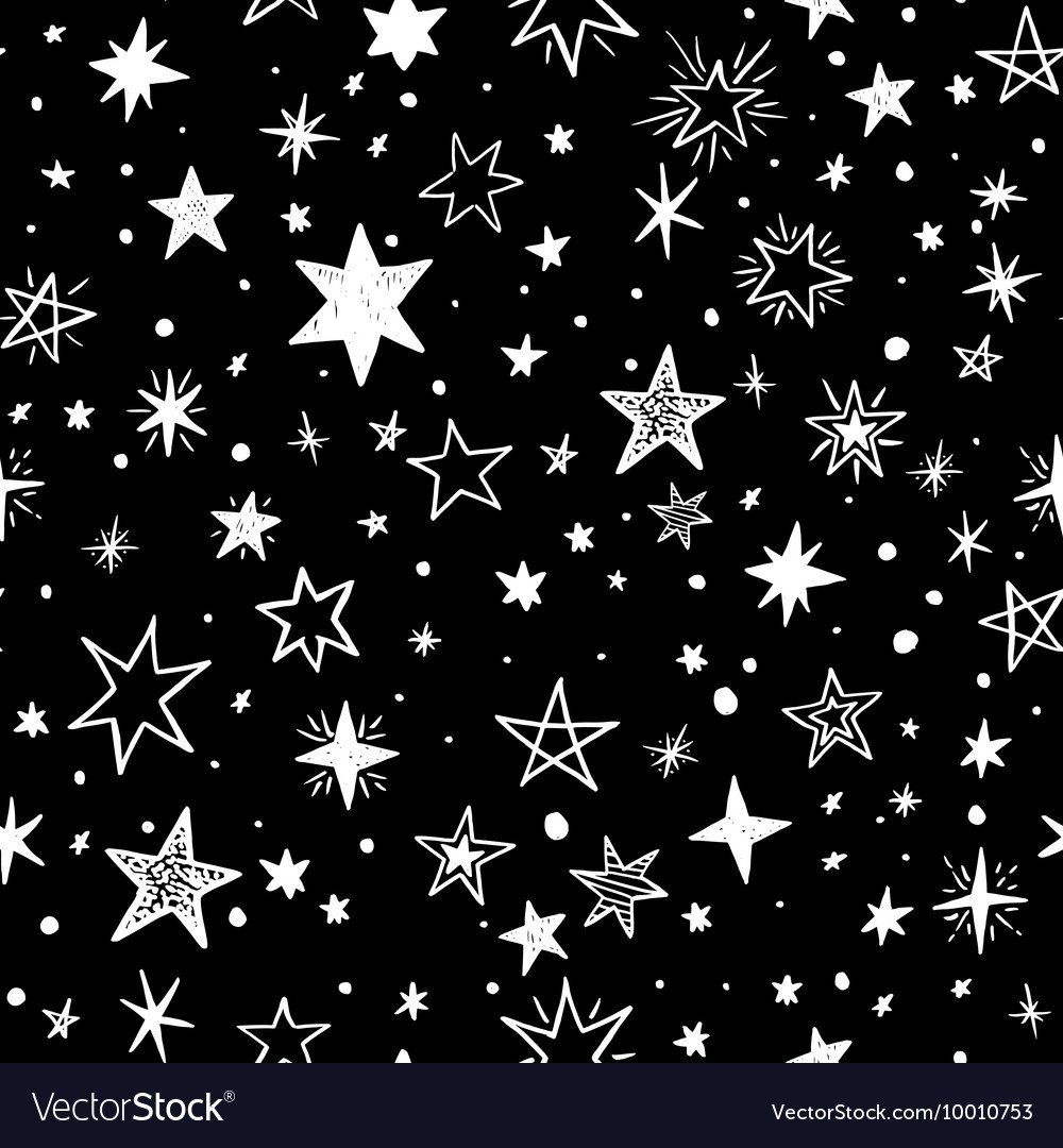 Белая звезда на черном фоне