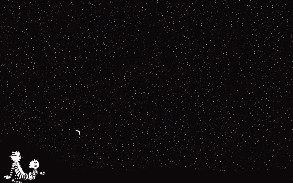 Звездное небо черное