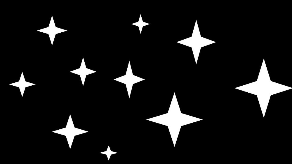 Звездочки на черном фоне