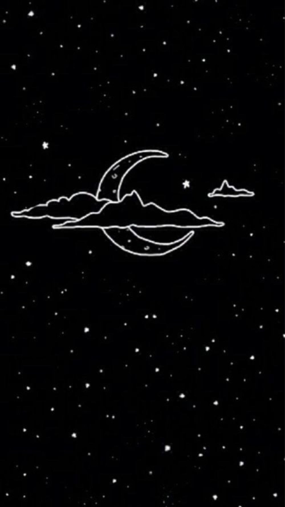 Звездное небо карандашом