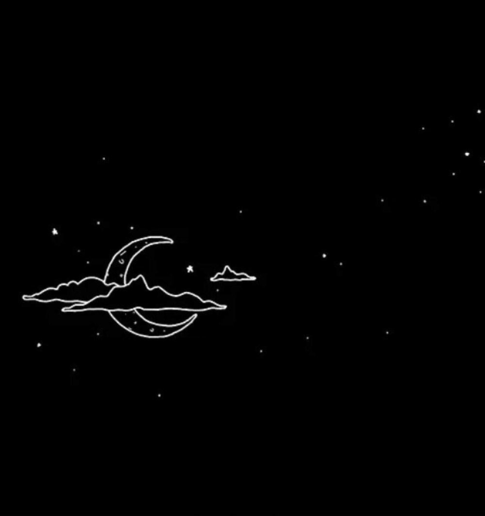 Рисунки на черном фоне белым карандашом