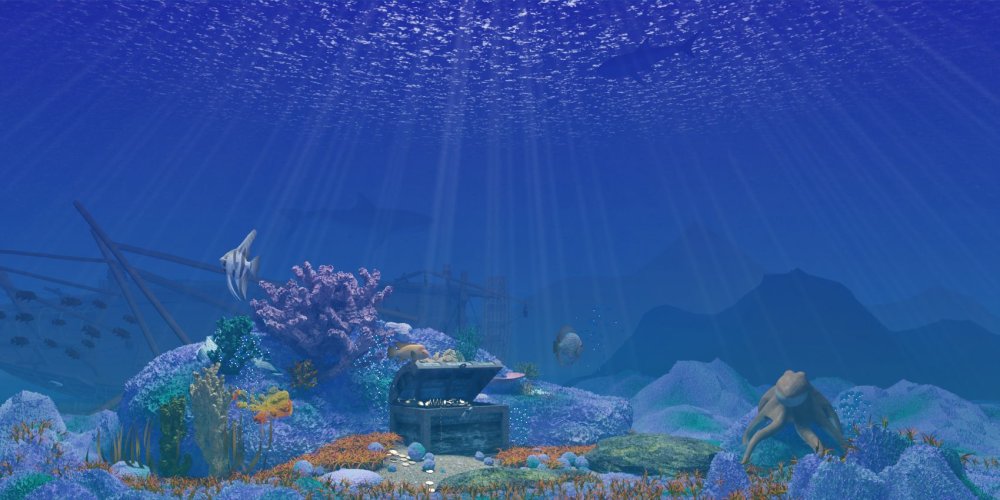 Морское дно фон