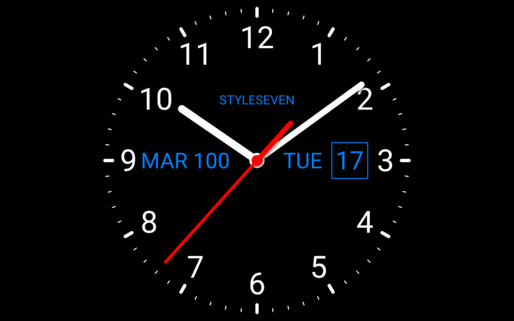 Аналоговые часы