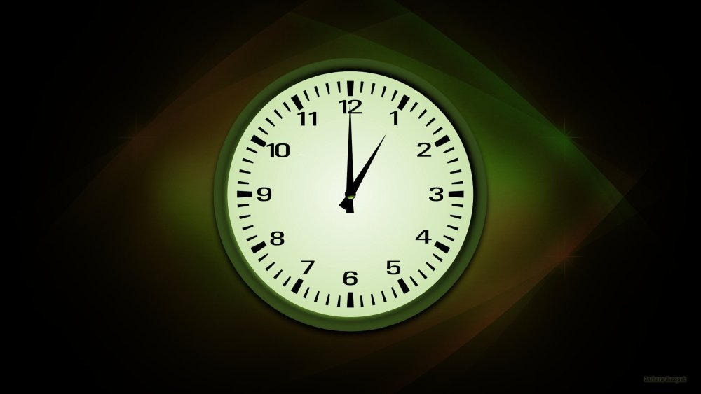 Стрелочные часы на рабочий стол