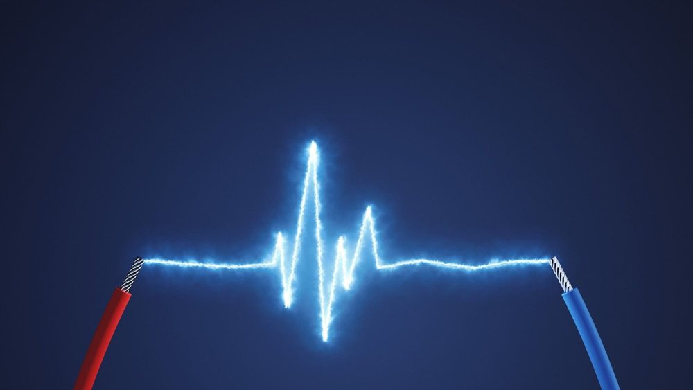 Красивый фон электричество