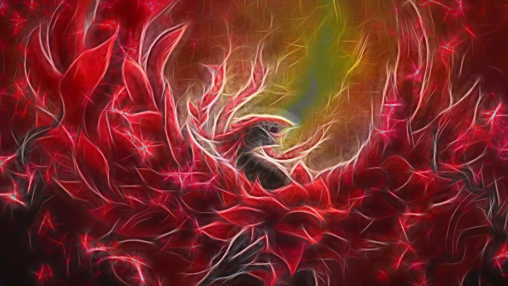 Красный дракон обои