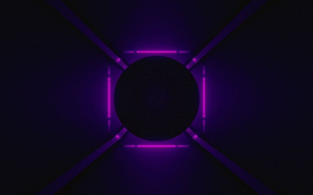 Фиолетовый неон