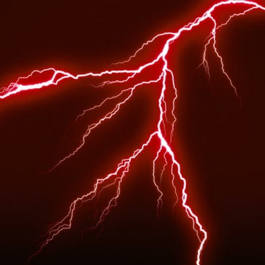 Молния черно белая