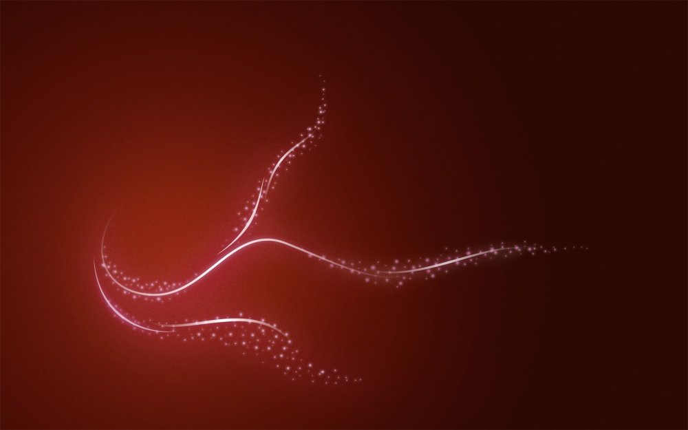 Красная молния неон