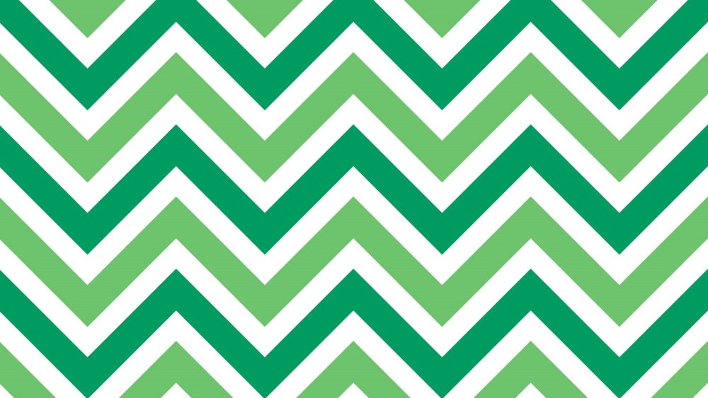 Паттерн зигзаг зеленый