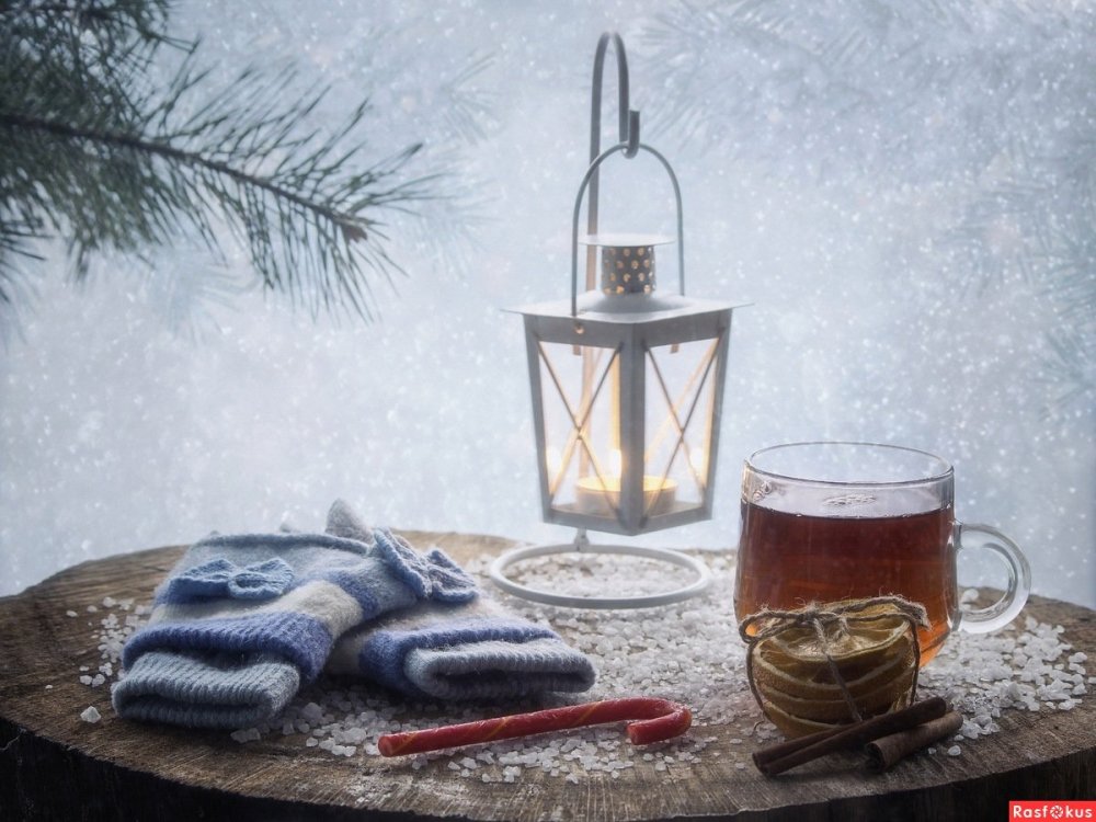 Уютный зимний натюрморт