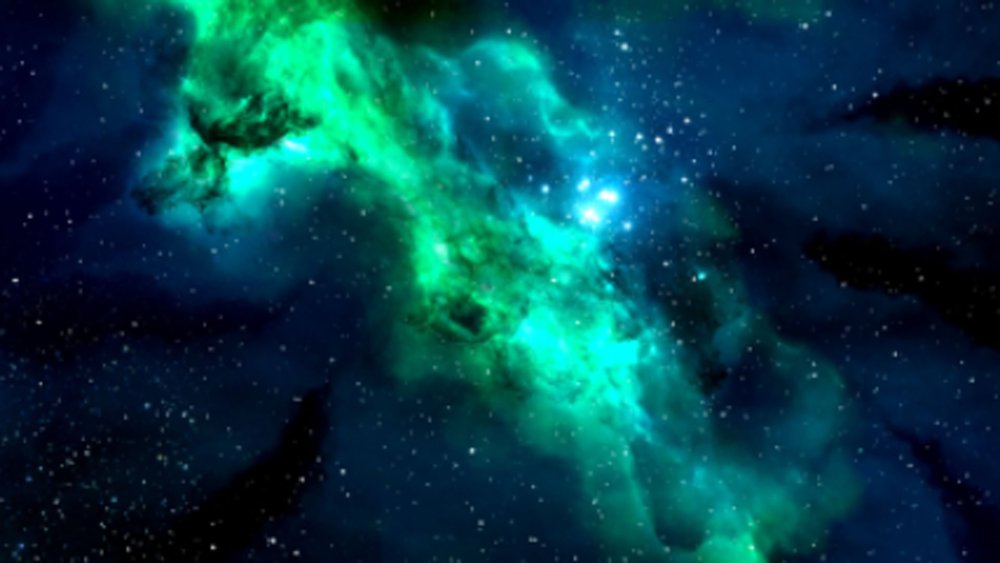 Космос в зелёном цвете