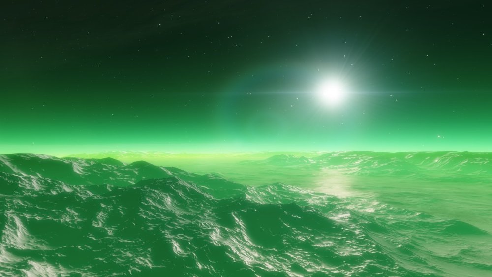 Темно зеленый космос