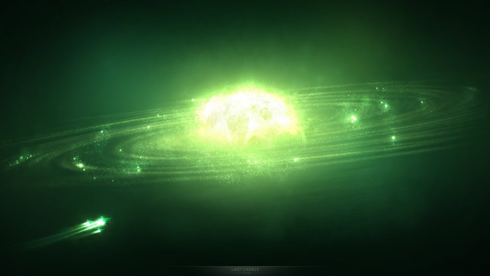 Космос изумруд