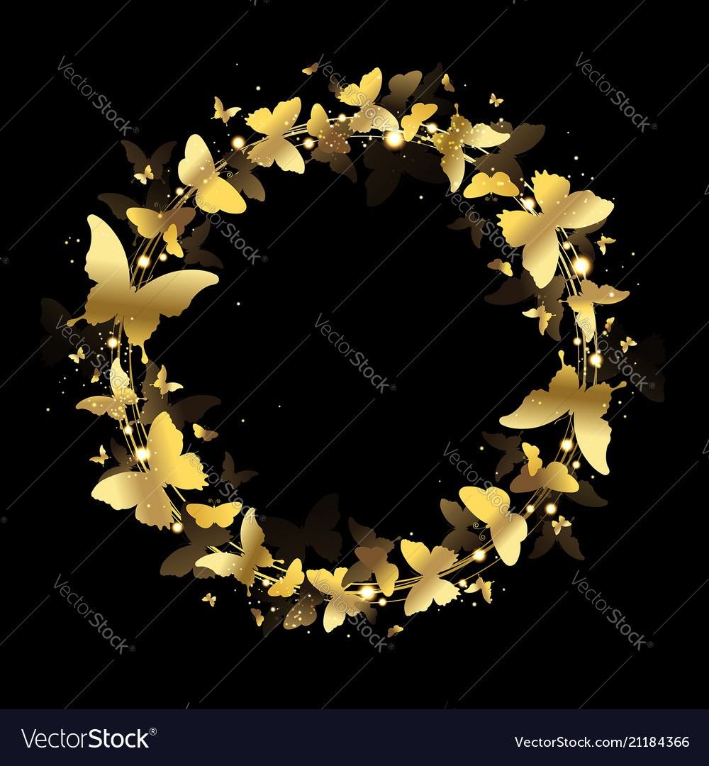 Маленькие золотые бабочки