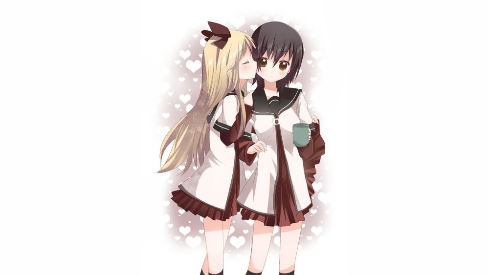 Парные обои для сестер