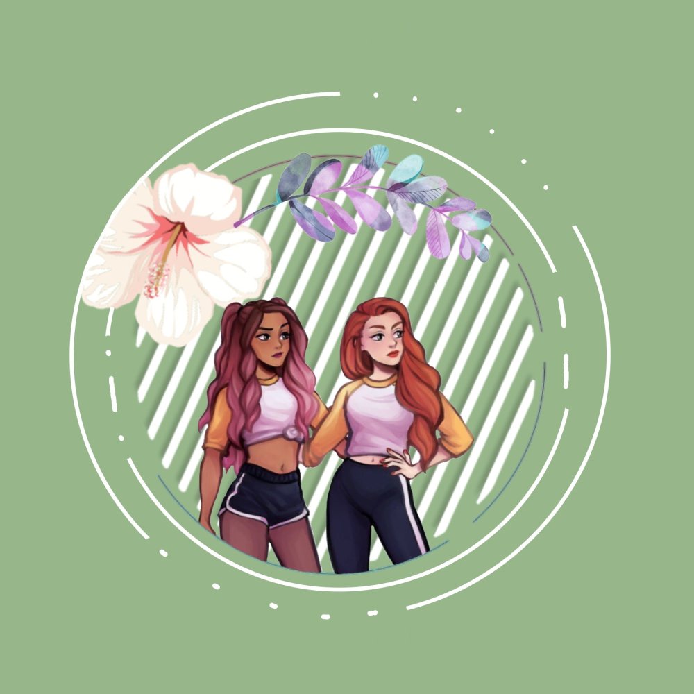 Парные обои для подруг