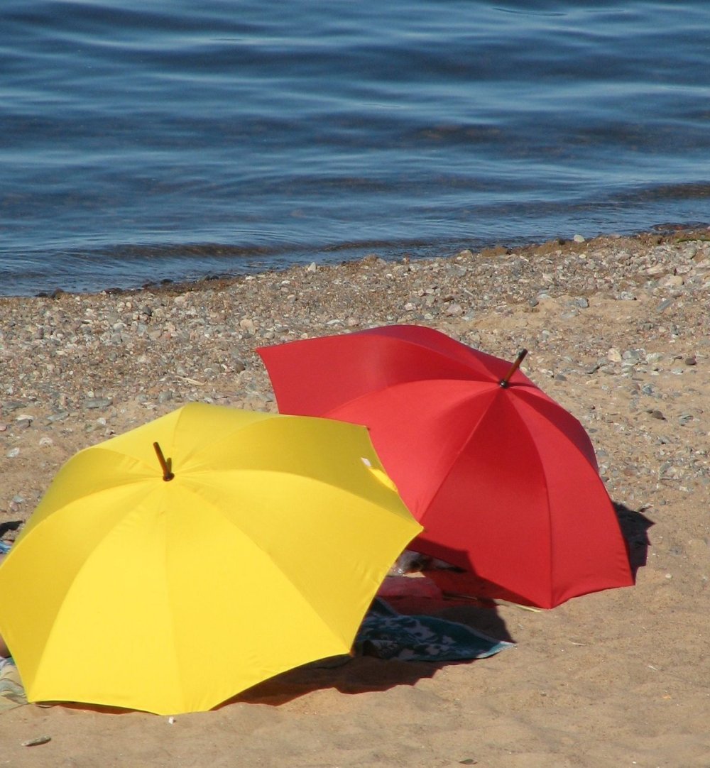 Зонтик на пляже