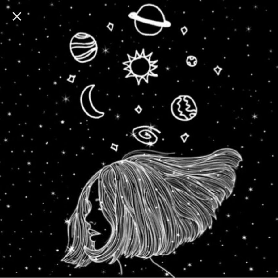 Космос на черной бумаге