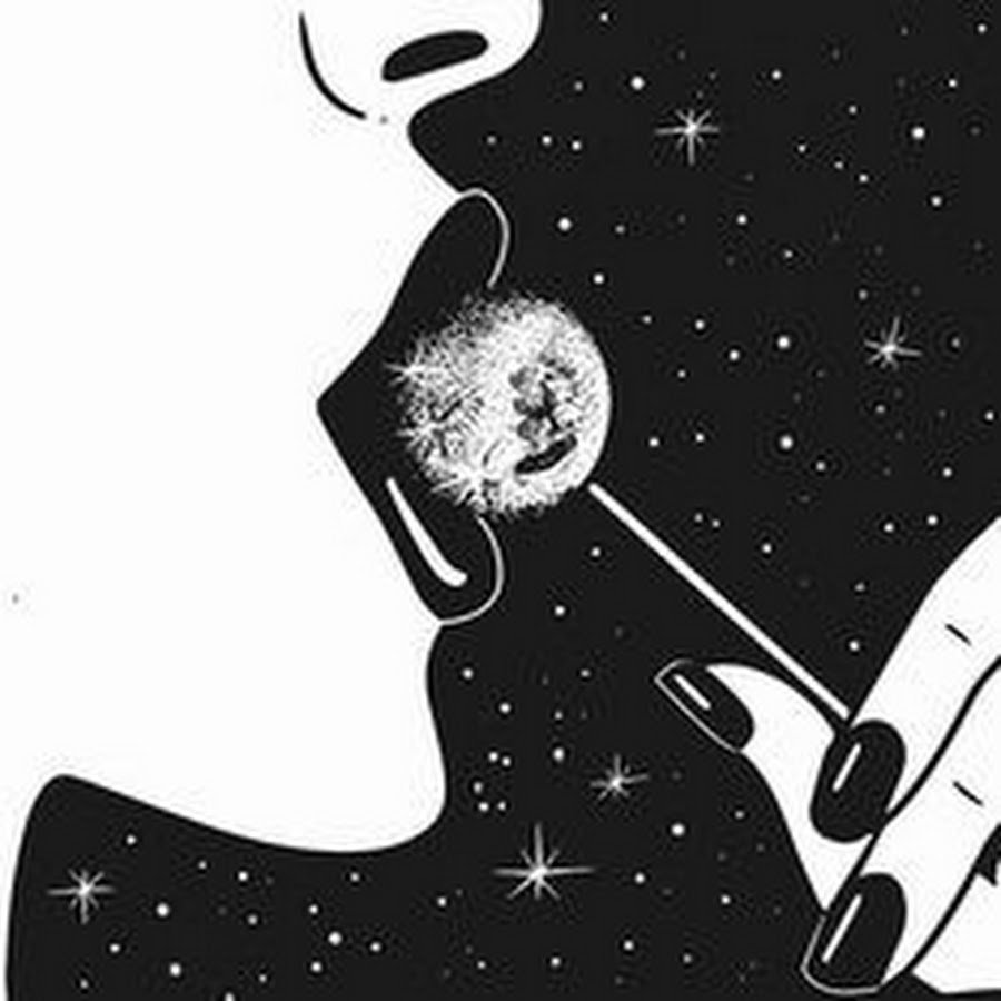 Космос арт чб