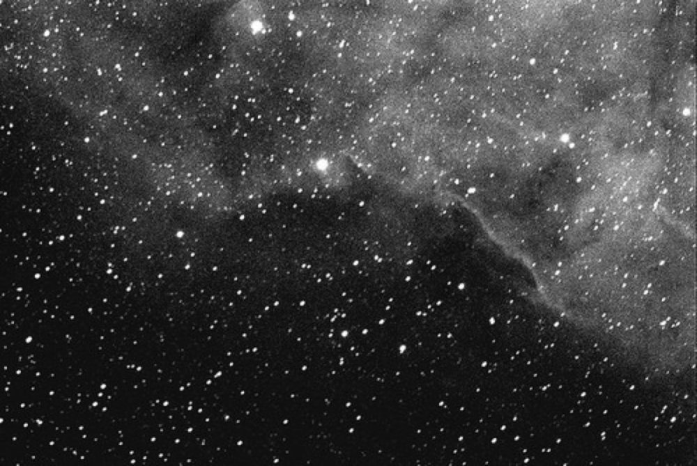 Космос черно белый