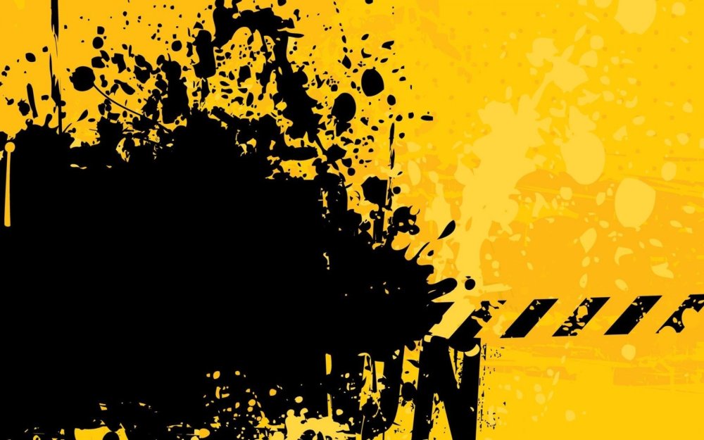 Желто черный фон