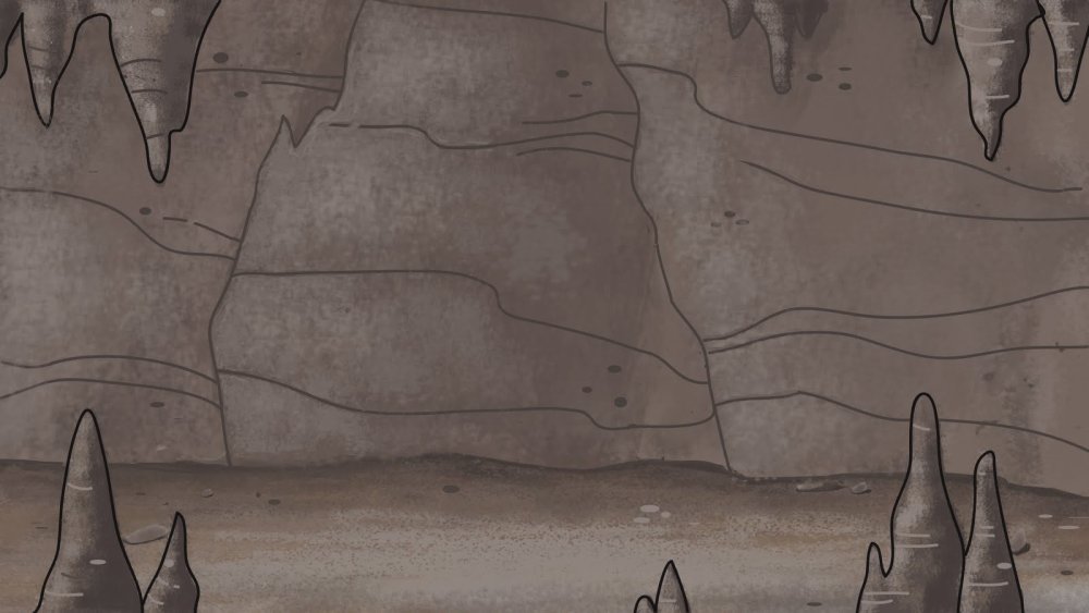 Пещера мультяшная