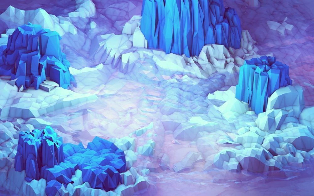 Пещера с кристаллами фон