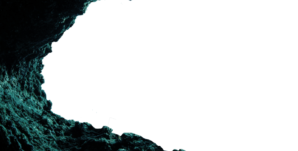 Пещера на прозрачном фоне