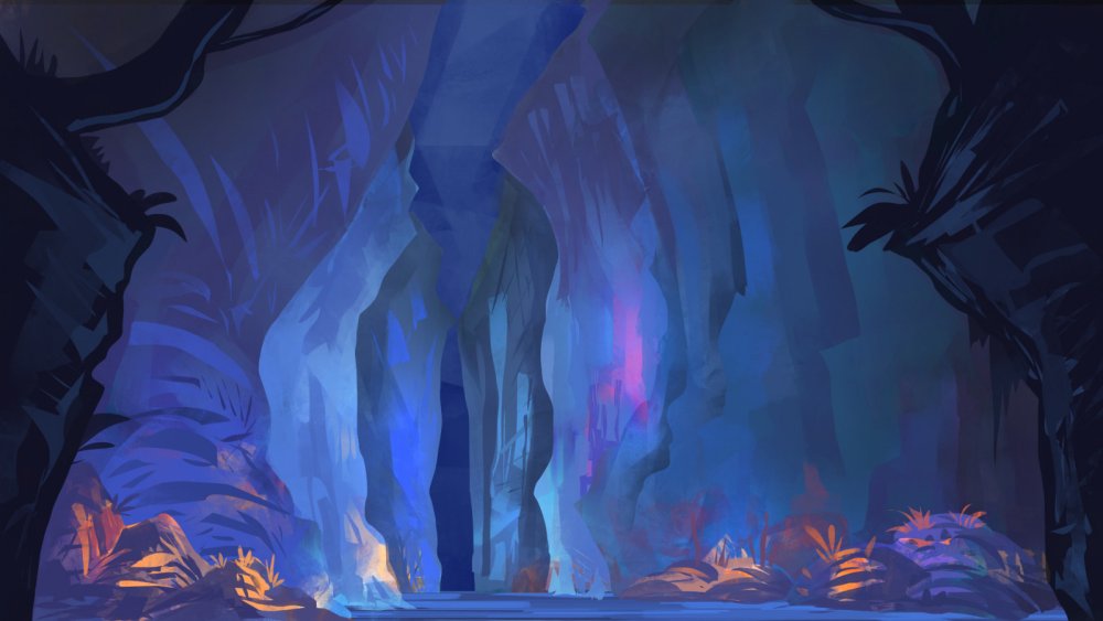 Пещера из мультфильма