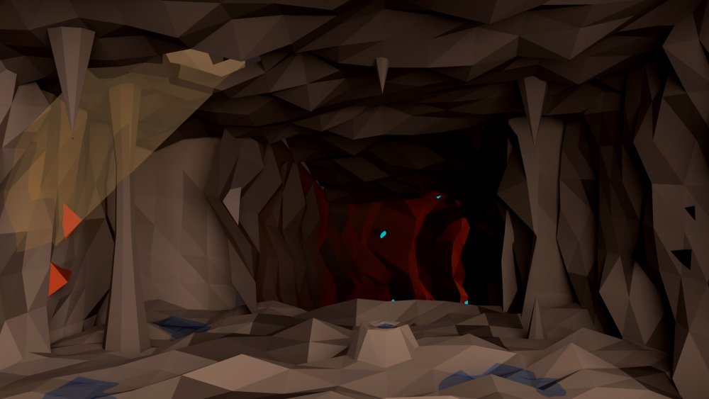 Сталактиты Low Poly