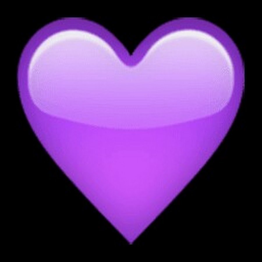 Фиолетовое сердечко